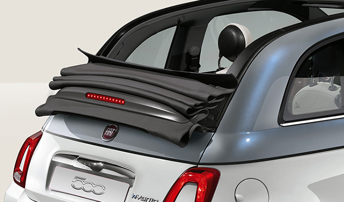 Tetto panoramico (disponibile nero, grigio, beige o rosso)
