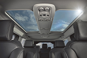 Panoramic glass roof